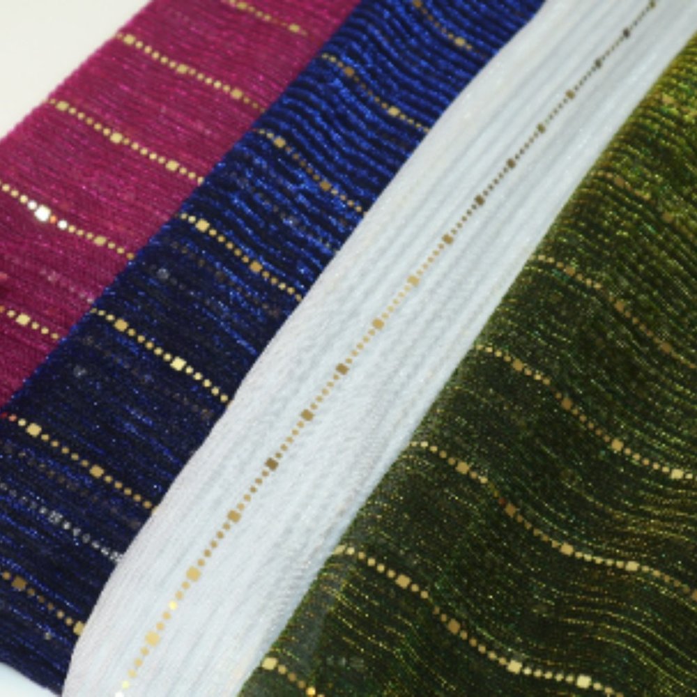 Sequin Shimmer Polyester Head Scarf / Shawl